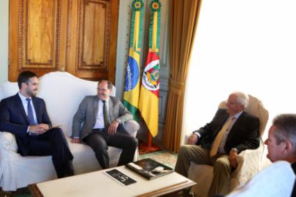 Eduardo Leite e Jos Ivo Sartori iniciam processo de transio do governo estadual