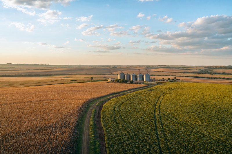 Silos de grãos da Coopatrigo em Santo Ângelo, Região das Missões RS