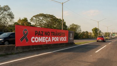 Maio Vermelho conscientização trânsito Missões RS