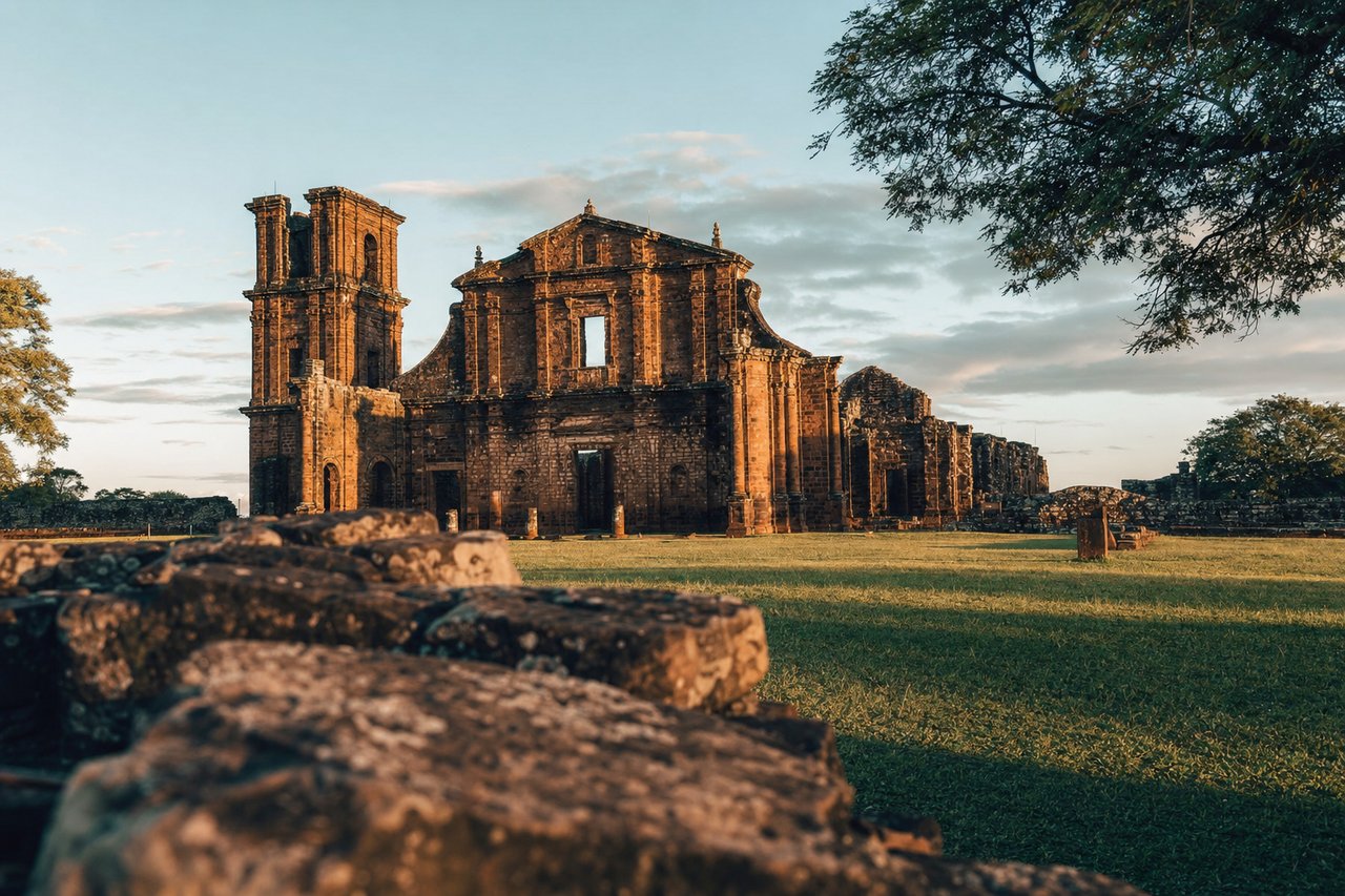 Ruínas das Missões Jesuíticas em São Miguel das Missões, Rio Grande do Sul